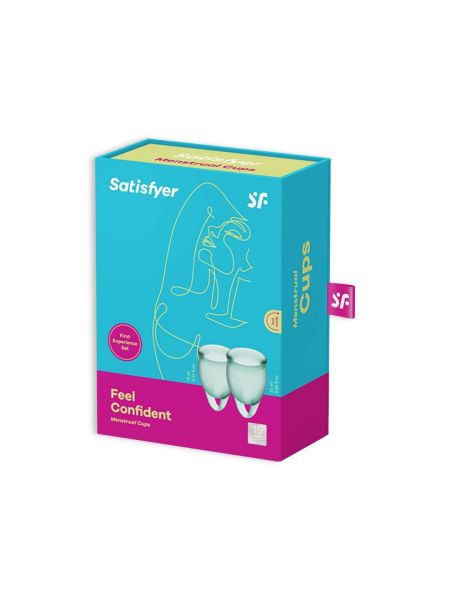 Kubeczki menstruacyjne Satisfyer Feel Confident x2